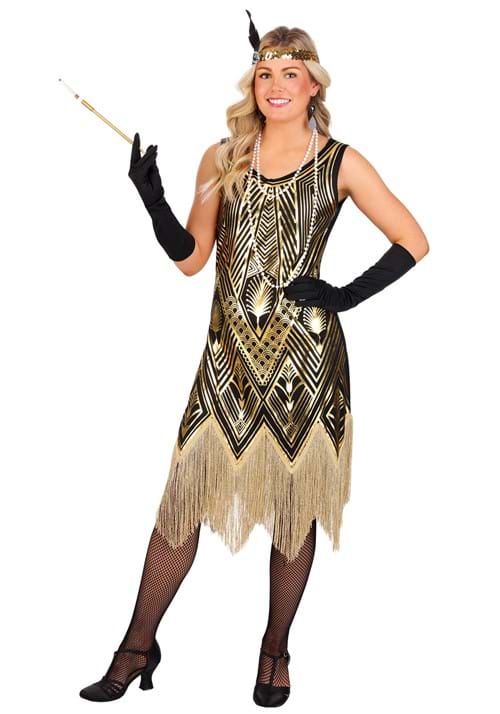 Womens Art Deco Flapper Costume