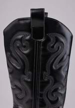 Mens Black Cowboy Costume Boots Alt 4