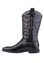 Mens Black Cowboy Costume Boots Alt 2