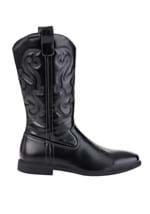 Mens Black Cowboy Costume Boots Alt 3