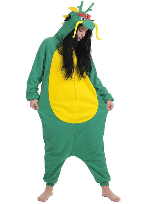 Adult Eastern Dragon Costume Onesie
