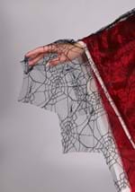 Adult Black Sheer Cobweb Costume Cape Alt 5