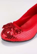 Womens Red Sequin Costume Shoes Alt 2