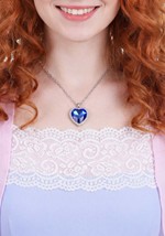 Sea Blue Diamond Costume Necklace Alt 3