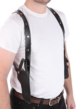 Adult Gun and Clip Shoulder Holster Costume Alt 1
