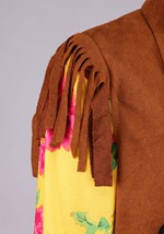 Womens Yellow Hippie Costume Alt 5