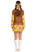 Womens Yellow Hippie Costume Alt 1