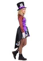 Womens Deluxe Raving Mad Hatter Costume Alt 3