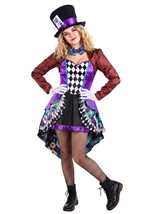 Women's Deluxe Raving Mad Hatter Costume Alt 8