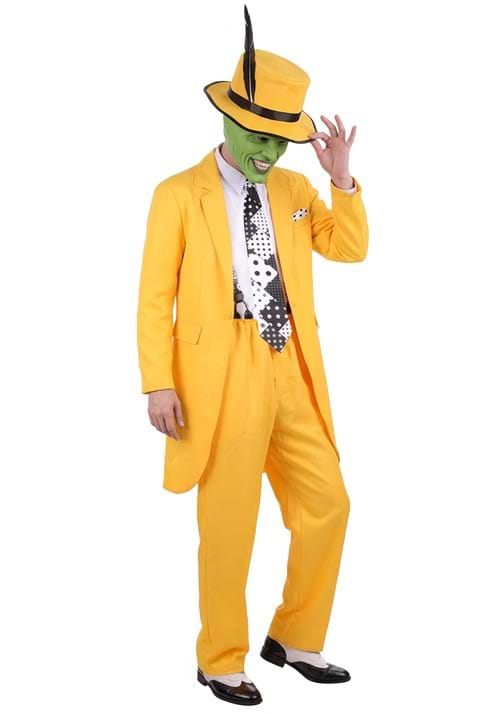 Adult Loud and Zany Yellow Zuit Suit Costume