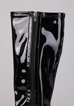 Womens Patent Black Gogo Costume Boots Alt 6