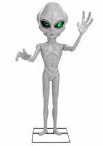 4.5FT Little Grey Man Alien Animatronic Decoration 6