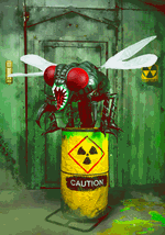 Mungo the Mutant Fly Animatronic Decoration