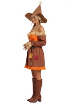 Women's Perfectly Patched Scarecrow Costume Alt 5