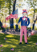 6.5FT Uncle Sam Animatronic Decoration