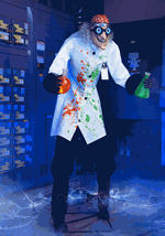 Archibald Tinklerdoom Mad Scientist Animatronic Decoration