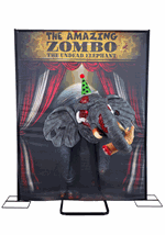 3 Ft. Zombo the Undead Elephant Actormatronic Decoration Alt