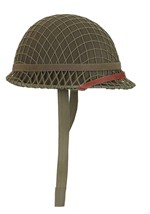 Adult Deluxe WWII Army Costume Helmet Alt 7