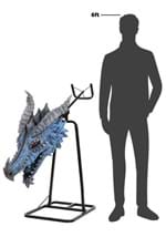 3 Ft. Blue Dragon's Head Actormatronic Decoration Alt 10