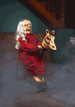 3.5FT Rocking Rebecca the Zombie Doll Animatronic