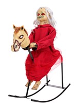 3.5FT Rocking Rebecca the Zombie Doll Animatronic Alt 2