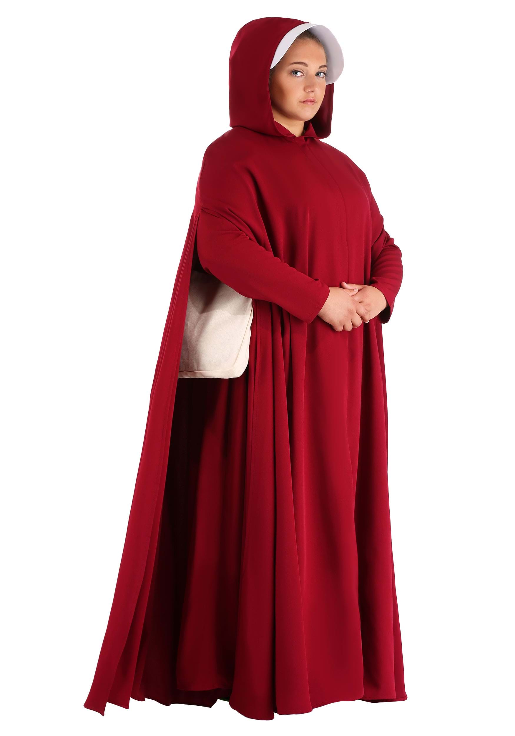 Plus Size Deluxe Red Cloak Women's Fancy Dress Costume | TV Show Fancy Dress Costumes