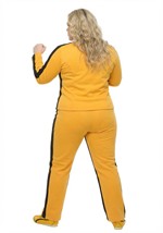 Plus Size Women's Yellow Ninja Assassin Costume Alt 1