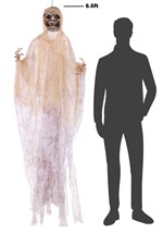 6.5FT Eerie Elmore Hanging Ghost Decoration Alt 4