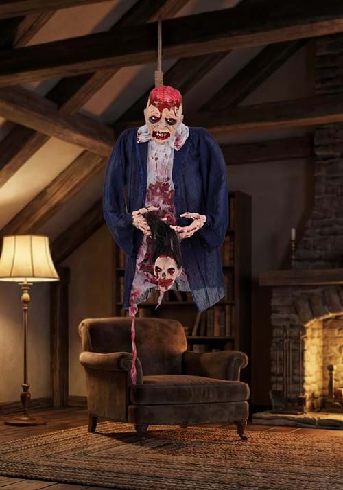 Rough Day Ralph the Hanging Zombie Animatronic Decoration
