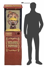 5.7 ft. Kernelias the Popcorn Clown Animatronic Decoration A