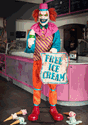 6FT Sweet Treat Saul the Ice Cream Clown Animatronic Decorat