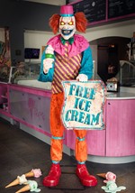 6 ft. Sweet Treat Saul the Ice Cream Clown Animatronic Decor